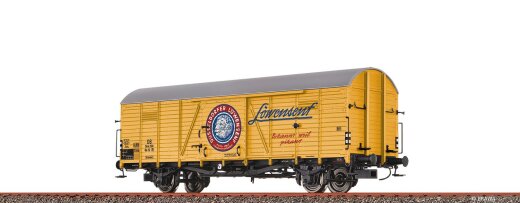 Brawa 51177 - H0 Gedeckter G&uuml;terwagen Glr22 "L&ouml;wensenf" DB Ep.III