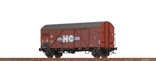 Brawa 51185 - H0 Gedeckter G&uuml;terwagen Gms "HO Handelsorganisation" DR Ep.III