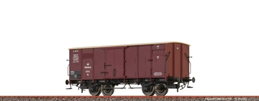 Brawa 51244 - H0 Gedeckter G&uuml;terwagen Gm GOS Ep.I