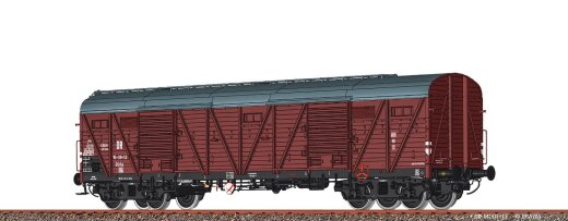 Brawa 51268 - H0 Gedeckter G&uuml;terwagen GGrhs DR Ep.III