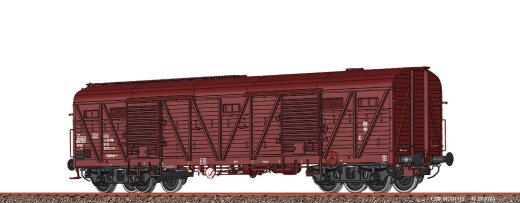 Brawa 51270 - H0 Gedeckter G&uuml;terwagen Gaghmqrs-v DR Ep.IV