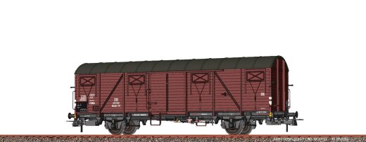 Brawa 51292 - H0 Gedeckter G&uuml;terwagen Glmehs50 DB Ep.III