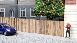 Noch 14213 - H0 Bretterwand 37,2 cm lang, 2,4 cm hoch