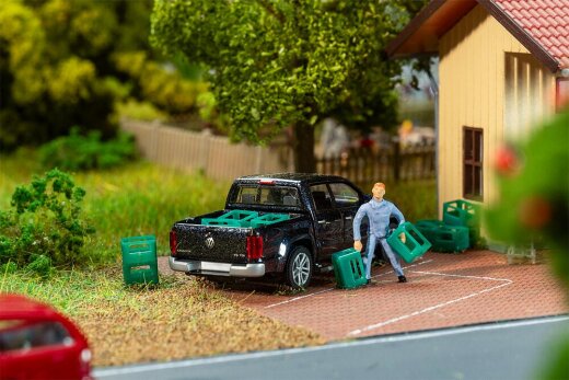 Faller 180878 - H0 12 Bierk&auml;sten ohne Flaschen