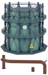 Faller 130157 - H0 Gasometer mit Rohrleitungen