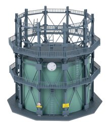 Faller 130157 - H0 Gasometer mit Rohrleitungen