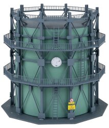 Faller 130157 - H0 Gasometer mit Rohrleitungen