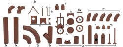Faller 180327 - H0 Rohrleitungs-Set Ep.:III