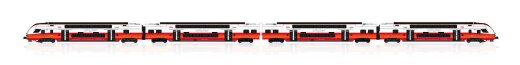 J&auml;gerndorfer JC14002 - H0 &Ouml;BB City Jet 4734 Ep, IV  4-tlg. AC mit Sound