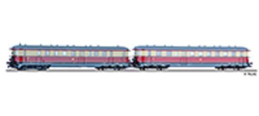 Tillig 02857 - TT Triebwagen VT 137 mit Steuerwagen VS 145 der DR, Ep. III