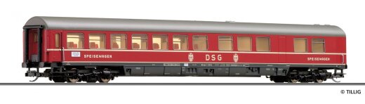 Tillig 16598 - TT Speisewagen &bdquo;DSG&ldquo; WR4&uuml;m-64 der DB, Ep. III