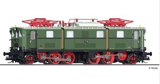Tillig 96404 - TT Elektrolokomotive E 77 10, Museumslok, Ep. VI