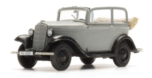Artitec 312.047 - Fertigmodell TT Opel P4 Dach offen, grau