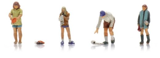 Artitec 5120013 - Fertigmodell TT Camping-Gl&uuml;ck: am Morgen (4x)