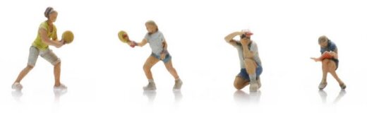 Artitec 5120028 - Fertigmodell TT Camping-Gl&uuml;ck:: Spielen (4x)