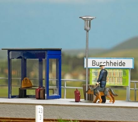 Busch 8868 - A-Set:Polizei/Sch&auml;ferhund TT
