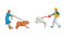 Noch 16602 - H0 Funny-Scenes &quot;Hundebegegnung&quot;