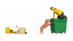 Noch 16610 - H0 Funny-Scenes &quot;Vorsicht Hund&quot;