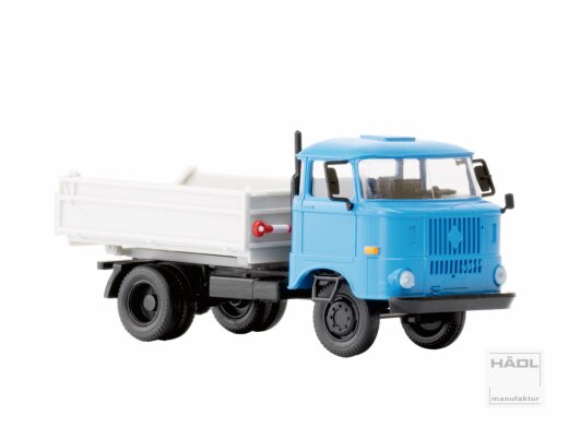 H&auml;dl 121010-03 - IFA W50L Dreiseitenkipper, Hellblau