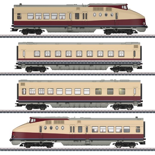 M&auml;rklin 38175 - H0 Diesel-Schnelltriebwagenzug VT 18.16