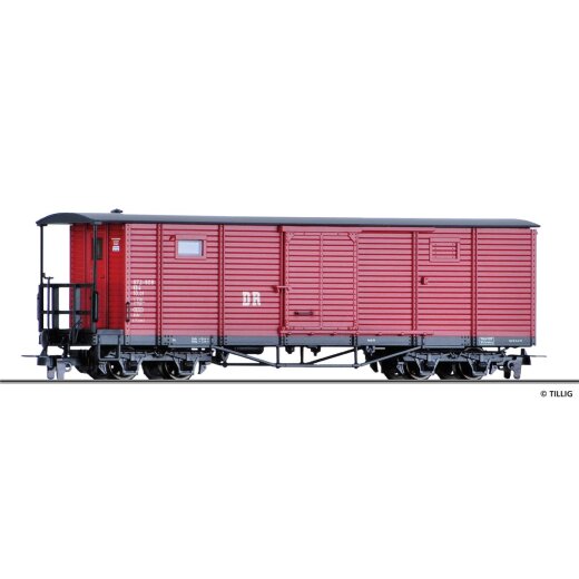 Tillig 05941 -ged. G&uuml;terwagen H0e, DR, Ep.I