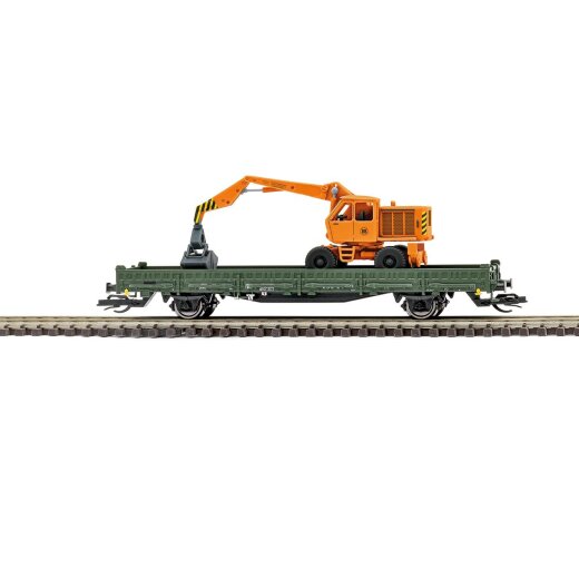 Busch 31516 -   TT    Bauzugwagen mit Rungen Ks [3300]