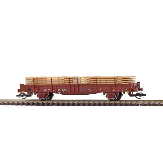 Busch 31518 -   TT    Flachwagen mit Rungen Ks [3300]