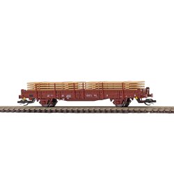 Busch 31518 -   TT    Flachwagen mit Rungen Ks [3300]