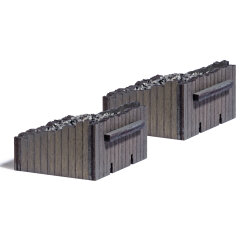 Busch 8839 -   TT    Echtholz-Prellb&ouml;cke