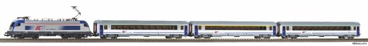 Piko 57116 - Start-Set E-Lok EU 44 + 3 Wg. PKP IC VI A-Gleis &amp; B