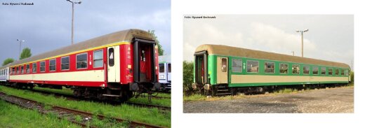 Piko 28320 - 2er Set Personenwg. 1. Kl. + 2. Kl. PKP IC VI