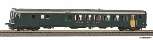 Piko 94362 - N-Steuerwg. Bdt 902-8, gr&uuml;n mit alter Schrift, SBB, Ep. IV