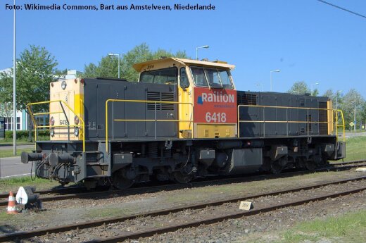 Piko 59169 - AC - Diesellok/Sound 6400 Railion Logistics NL VI + 8pol. Dec.