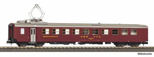 Piko 94385 - N-Personenwg. Speisewg. EW I,Historic Speisewagen 50 85 88-33 700-8 rot, SBB, Ep. V-VI