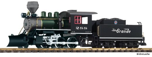 Piko 38270 - G-US Dampflok D&amp;RGW Mogul 15 Years PAM R/C Batterie mit Sound
