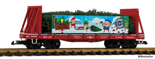 Piko 38980 - G-Niederbordwg. Santas Tree Farm Transport