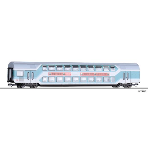 Tillig 16805 -Doppelstockwagen DBz 750 &quot;J&auml;germeister&quot;, DB AG, Ep.V, mint