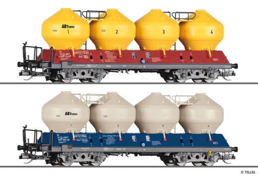 Tillig 01117 - TT G&uuml;terwagenset der AB Vagon Trans s.r.o. Ep.6