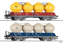 Tillig 01117 - TT G&uuml;terwagenset der AB Vagon Trans...