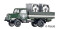 Tillig 19078 - TT LKW H3A Hochbordpritsche &quot;VEB G&uuml;terverkehr Dresden&quot; beladen mit Rollgutbeh&auml;ltern
