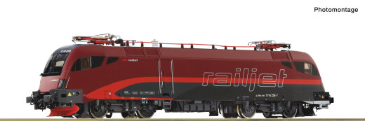 ROCO 7500208 - H0 Elektrolokomotive 1116 238-7 &bdquo;Railjet&ldquo; &Ouml;BB Ep. VI