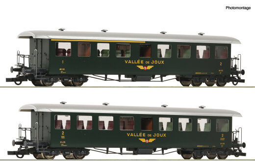 ROCO 6200198 - H0 2-tlg. Set: Seetalbahnwagen SBB Ep. IV
