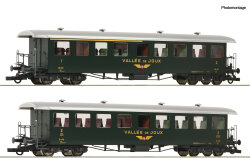 ROCO 6200198 - H0 2-tlg. Set: Seetalbahnwagen SBB Ep. IV