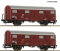 ROCO 6600248 - H0 2-tlg. Set: Gedeckte Postg&uuml;terwagen Privat Ep. IV