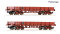 ROCO 6600224 - H0 2-tlg. Set: Niederbordwagen SNCF Ep. III / IV