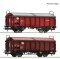 ROCO 6600116 - H0 2-tlg. Set: Schiebedachwagen MAV Ep. IV