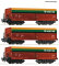 ROCO 6600218 - H0 3-tlg. Set: Selbstentladewagen PMT Ep. VI