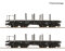 Roco 6680034 - TT 2er Set Schwerlastwagen DRG Ep. II