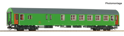 Roco 6280038 - TT Personenwagen mit Gep&auml;ckabteil Y/B 70 ZSSK gr&uuml;n Ep. V / VI