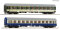 Roco 6280029 - TT 2er Set Personenwagen Y/B 70 DR Versuchslackierung Ep. IV